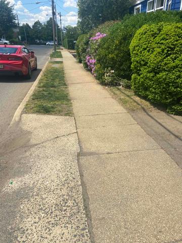 The homeowner discovered their sidewalk was settling, so the contacted Quality 1st Basement Systems to find a solution.