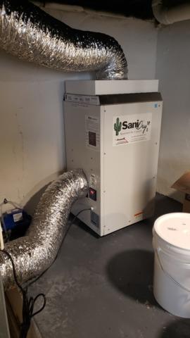The SaniDry Dehumidifier