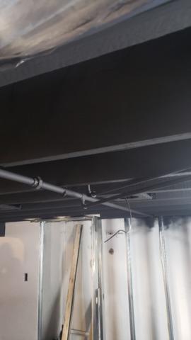 The Painted Ceiling And Framed Wall