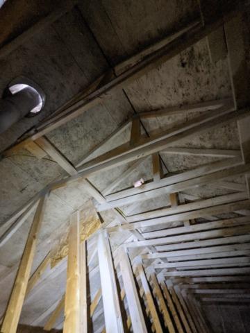Large gaps in attic in Wapella, IL