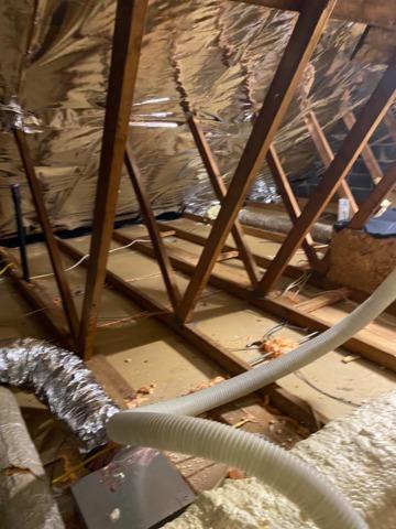 Radiant Barrier is Applied