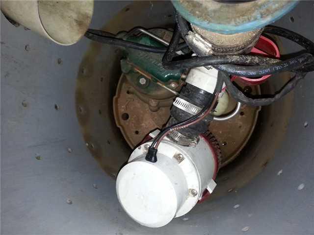 Dirty Sump Pump Before