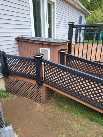 New dog house with ramp