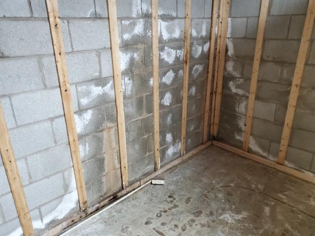 Water Seepage on Block Wall