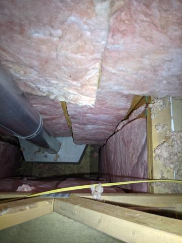 Open chaseway in Germantown Hills, IL attic