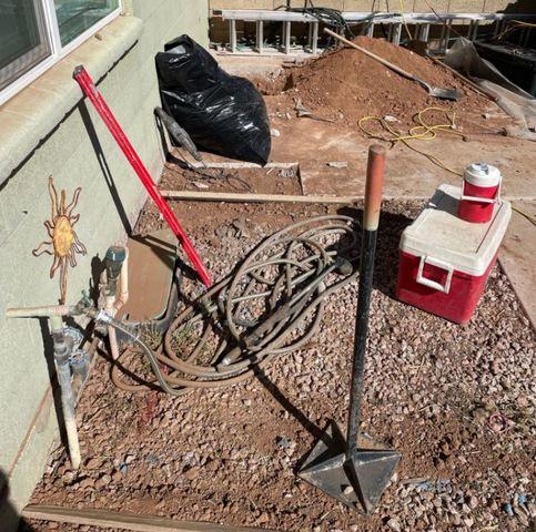 Underpinning Process: Leveling the Ground