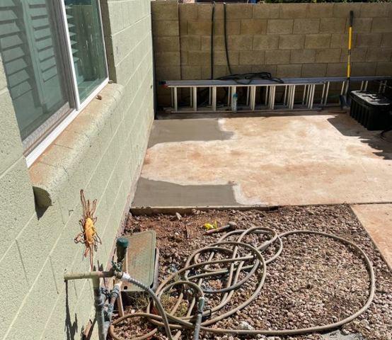 After Underpinning Installation in Mesa, AZ - 2
