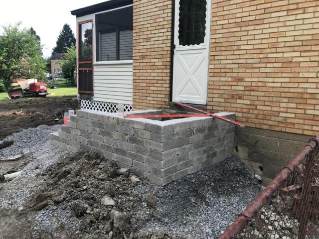 Partially installed
