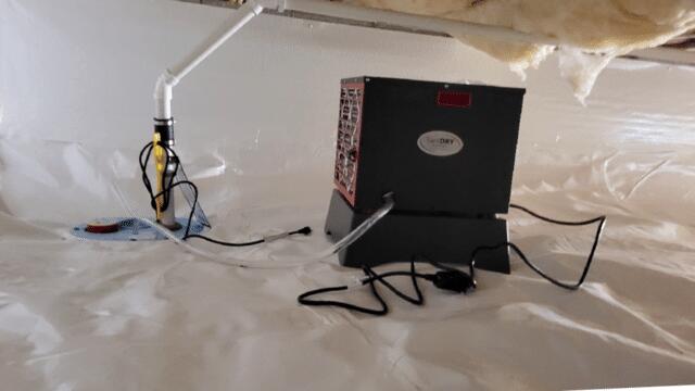 Crawl Space Waterprooing