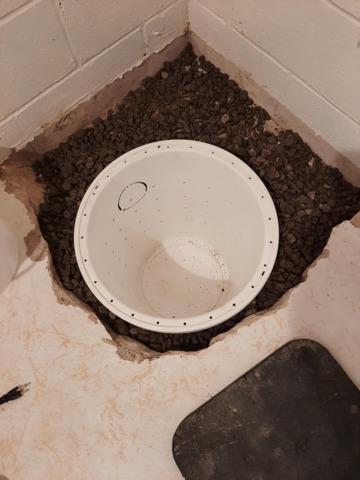 Install sump liner