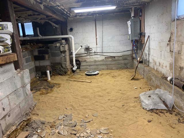 Basement Before Installation