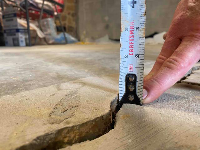 Basement Floor Crack