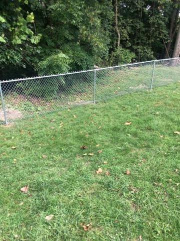 4' Galvanized Chain Link Fence  (1) 3' gate Installation