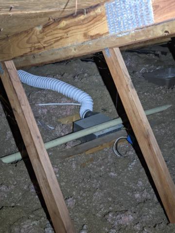 Poorly sealed fan and vent in the attic in Metamora, IL
