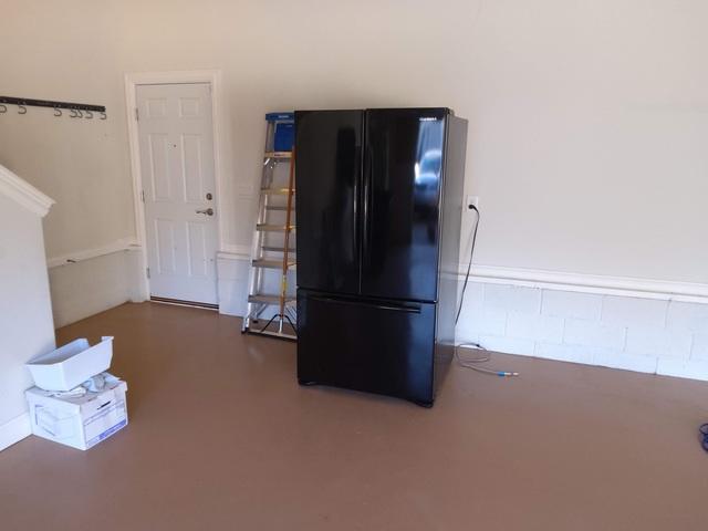 <p>Working refrigerator from their house.</p>