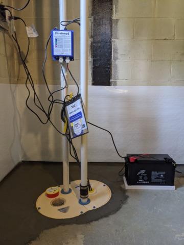 TripleSafe Sump Pump and Battery Backup