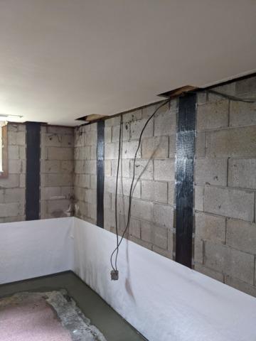 Tough Walls in this Dover, DE Basement