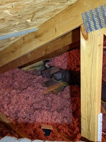 Poorly sealed and vented bathroom fan in Washington IL