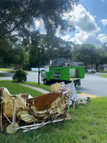 Demo'd hot tub