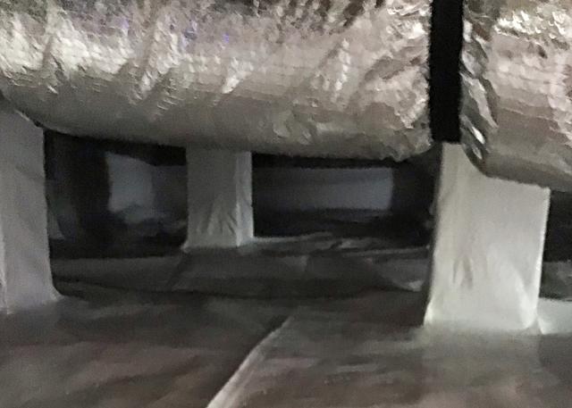 Nice and Bright Crawl Space