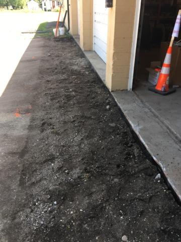 To complete the project, our team backfilled and compacted the soil, ensuring the space was neater and cleaner than when they found it.