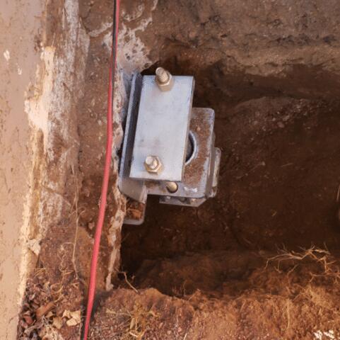 After Underpinning Installation in Payson, AZ