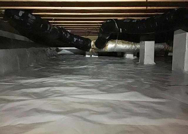 Nice and Bright Crawl Space