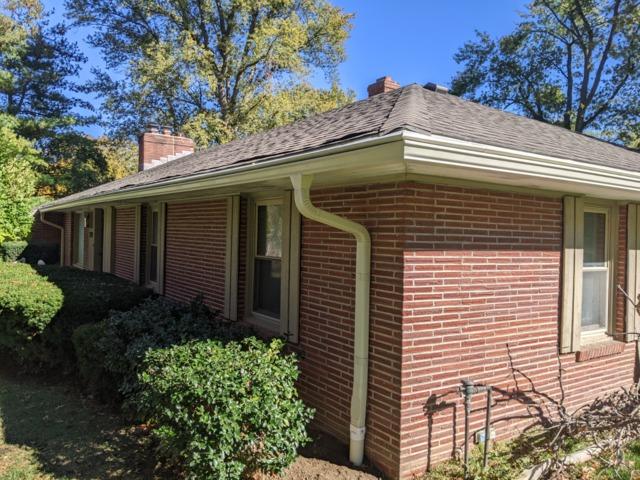 Featuring a wider spout to handle larger quantities of rain, this gutter system is officially ready for anything the weather can throw at it. Our crews also buried the downspouts to enhance the curb appeal of the home.