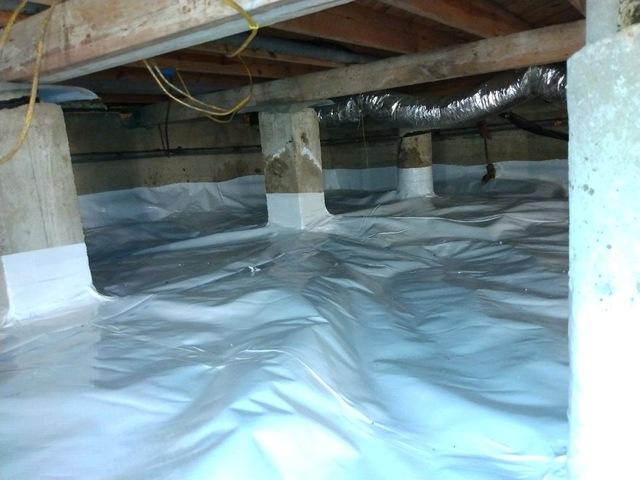 After Crawl Space Encapsulation