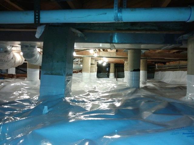After Crawl Space Encapsulation