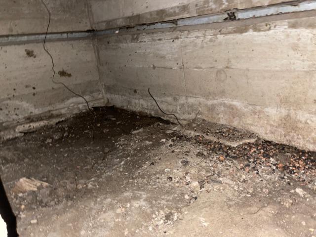 Before Crawl Space Encapsulation