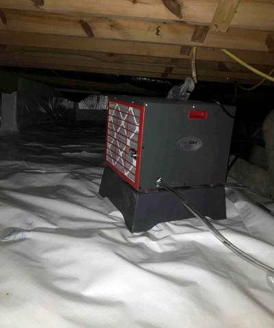 Crawl Space Dehumidifier