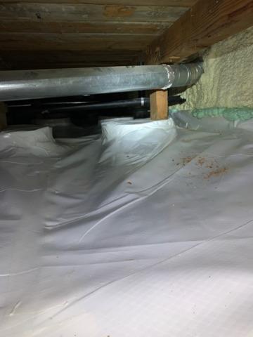 Properly insulated Crawlspace