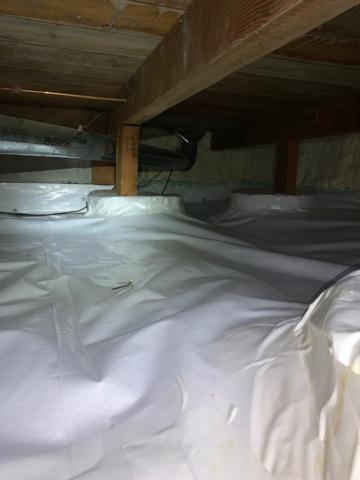 Easy to move through this Crawlspace