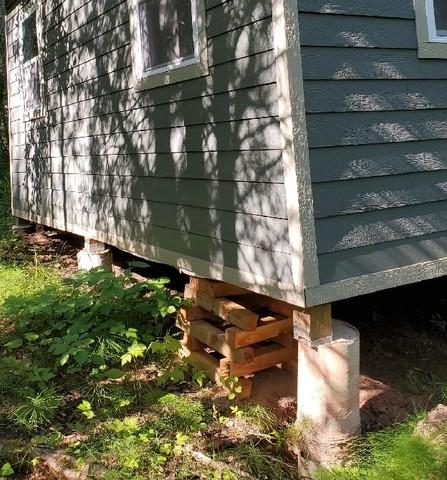Cabin in Hovland, MN on the Edge of Foundation Collapse