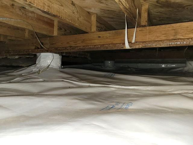 After Crawl Space Waterproofing