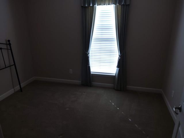 This is where we put some bedding and some boxes.