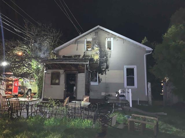 <p>The house shown here had sustained fire damage due to fireworks accidentally being set off. Be mind full of where you keep any time of explosives and flammable items. </p>