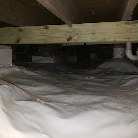 Crawl Space Moisture Barrier