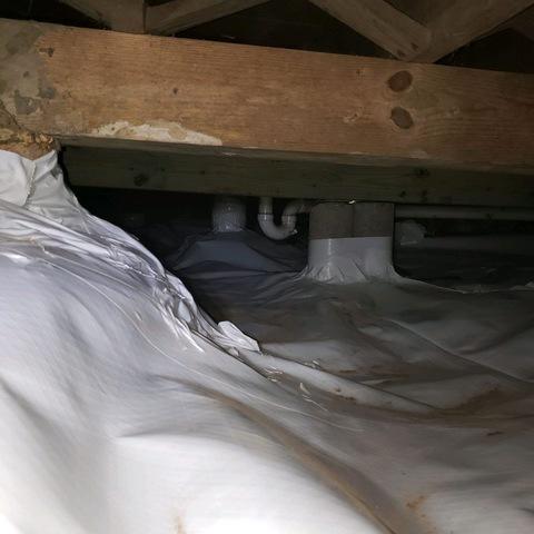 Crawl Space Moisture Barrier