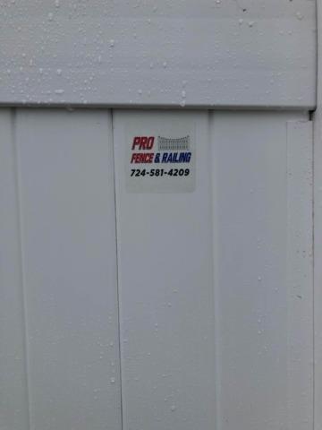 6' White Vinyl Acadia Privacy (1) 4' gate