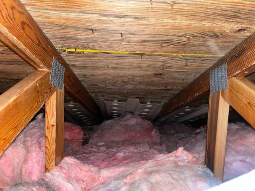 Sheathing boards after remediation