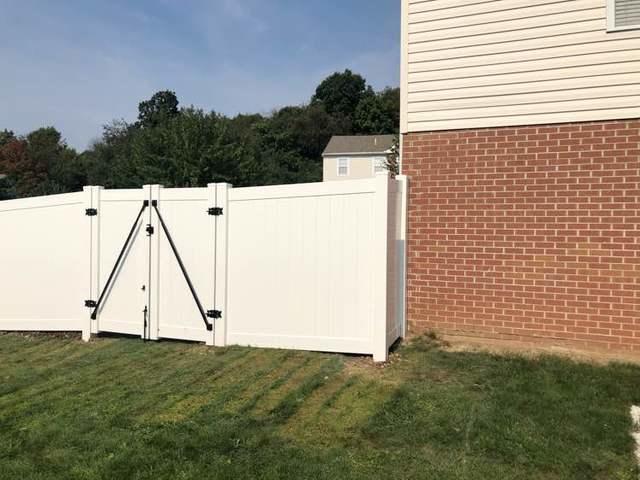 4' and 6' Vinyl Acadia Privacy Fence backyard (1) 3' gate / (1) 6' double gate