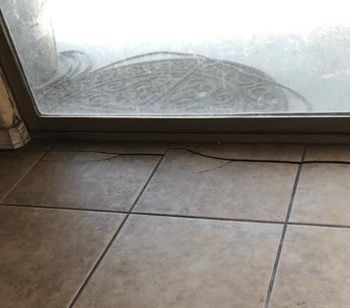 Symptom of a Settlement Foundation Problem