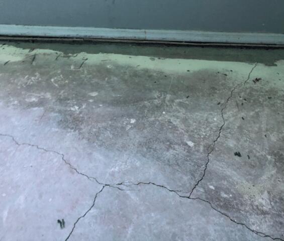 Crack Stitching Repair Process: Step one