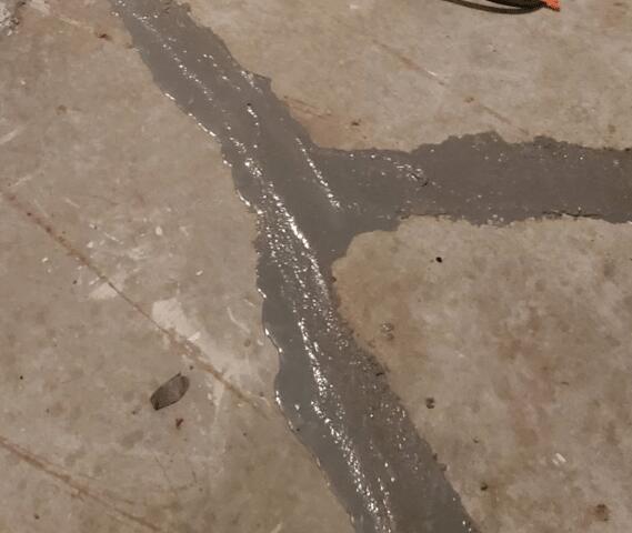 Crack Stitching Repair Process: Step three