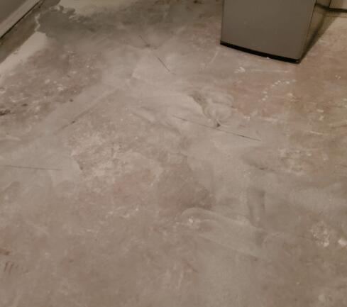 After the crack stitching repair process.