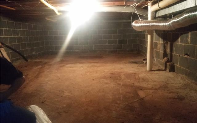 Crawl Space Before