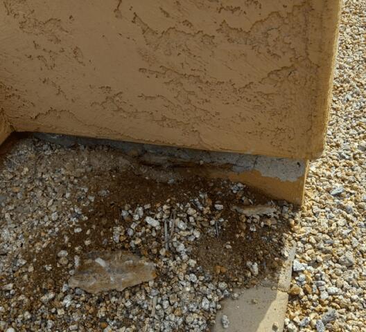 Flaking Paint on Stem Wall in Scottsdale , AZ