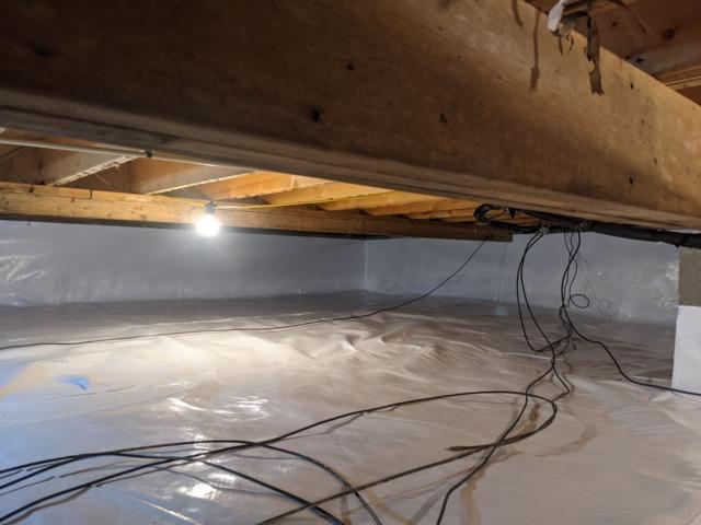 Dry Crawl Space Under Home